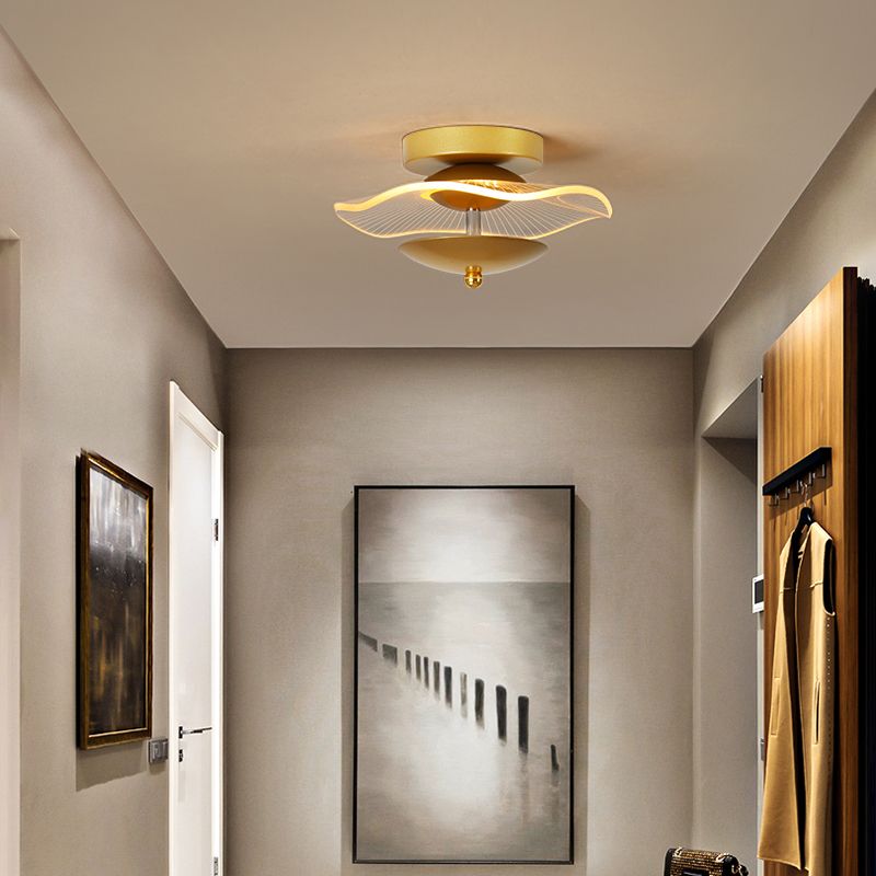 led簡約現代吸頂燈節能極簡創意過道燈陽台燈大氣家用客廳燈
