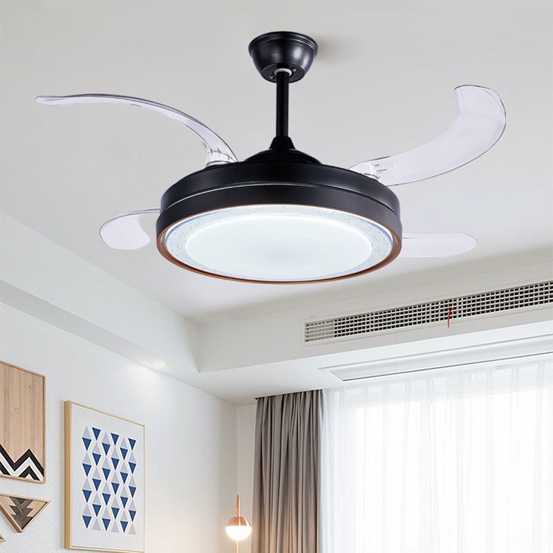隱形扇現代簡約臥室 餐廳風扇燈