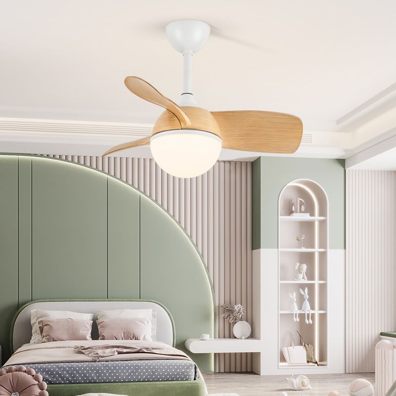 現代簡約北歐時尚兒童臥室風扇燈
