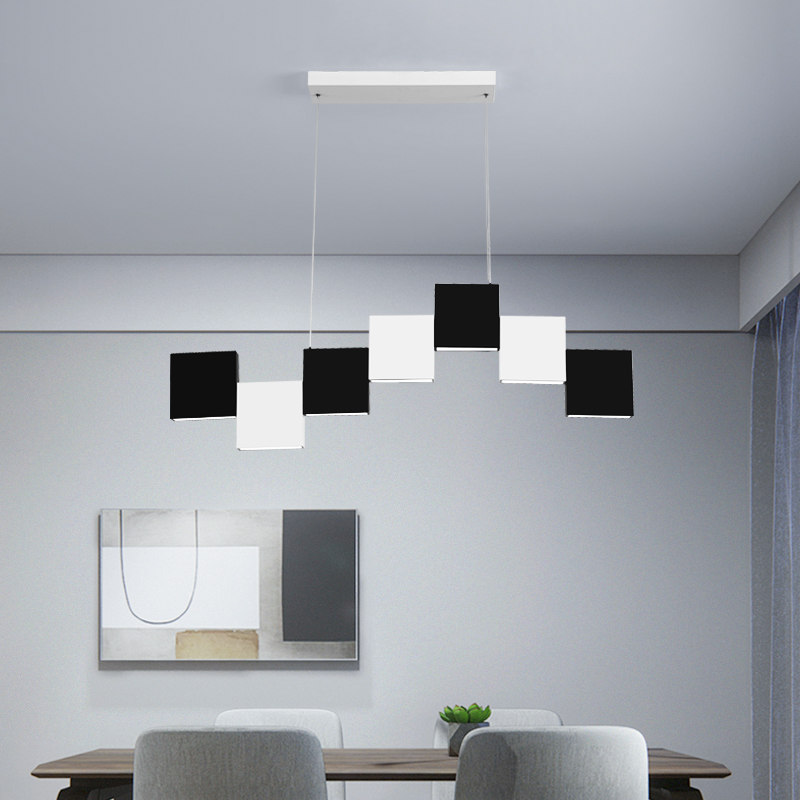 現代簡約創意幾何家用餐吊吸頂燈