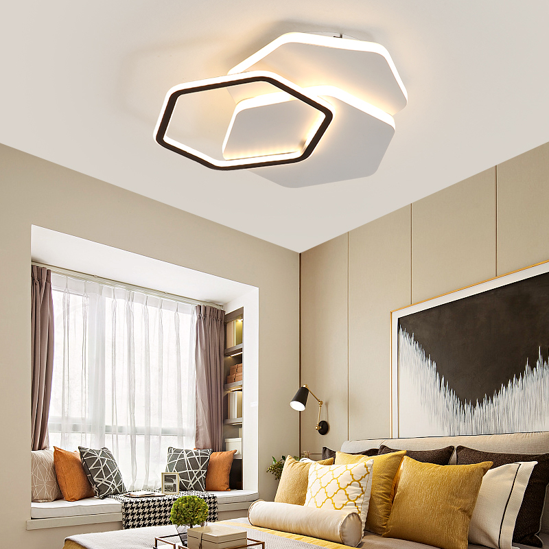 LED現代簡約創意個性浪漫臥室高檔吸頂燈