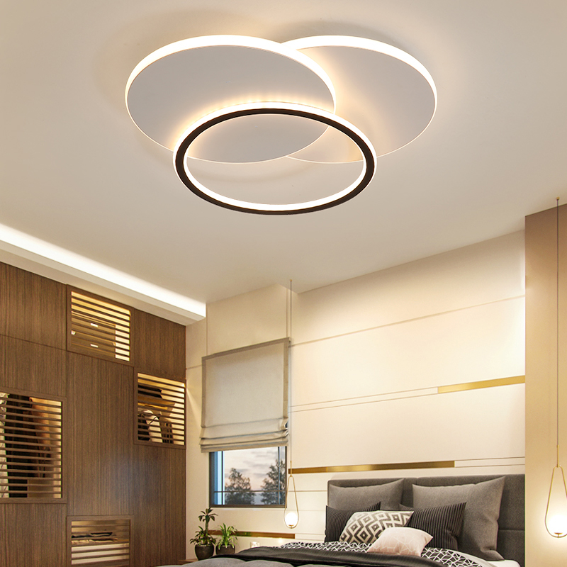 LED現代簡約創意個性浪漫臥室高檔吸頂燈