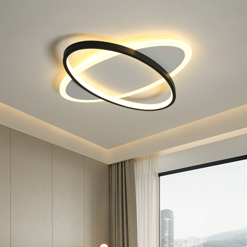 臥室簡約現代led吸頂燈大氣家用溫馨燈具創意極簡衣帽間主臥燈