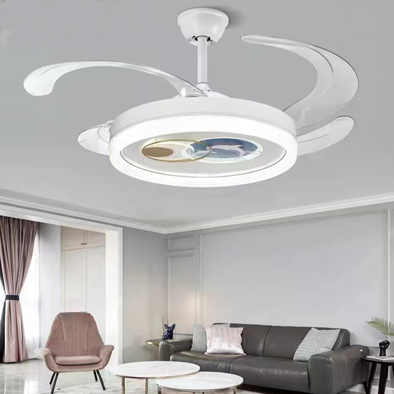 LED變頻風扇燈餐廳客廳臥室現代簡約燈具