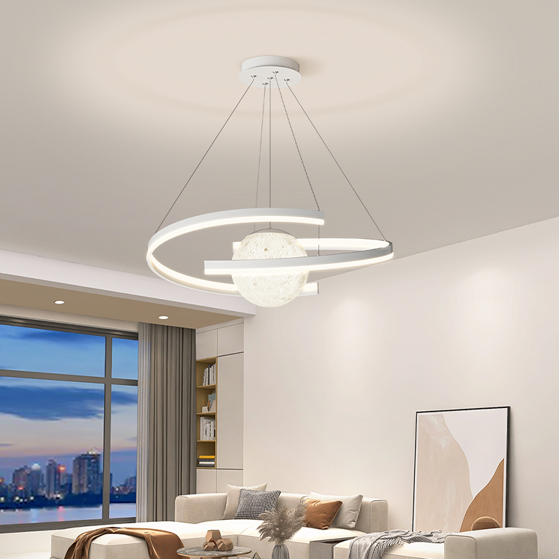 客廳吊燈設計師圓形大廳餐廳主臥室吸頂燈具現代簡約創意個性藝術
