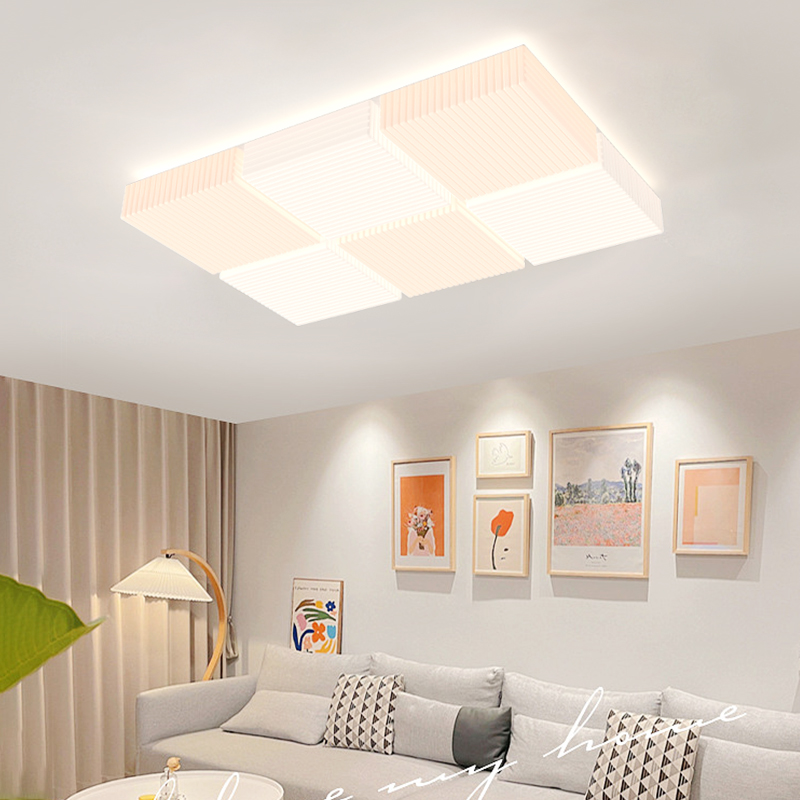 客廳燈全光譜護眼吸頂燈2023年新款臥室現代簡約奶油風大廳房
