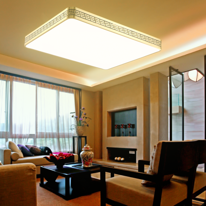 新中式吸頂燈led全銅中國風臥室燈客廳簡約現代燈具