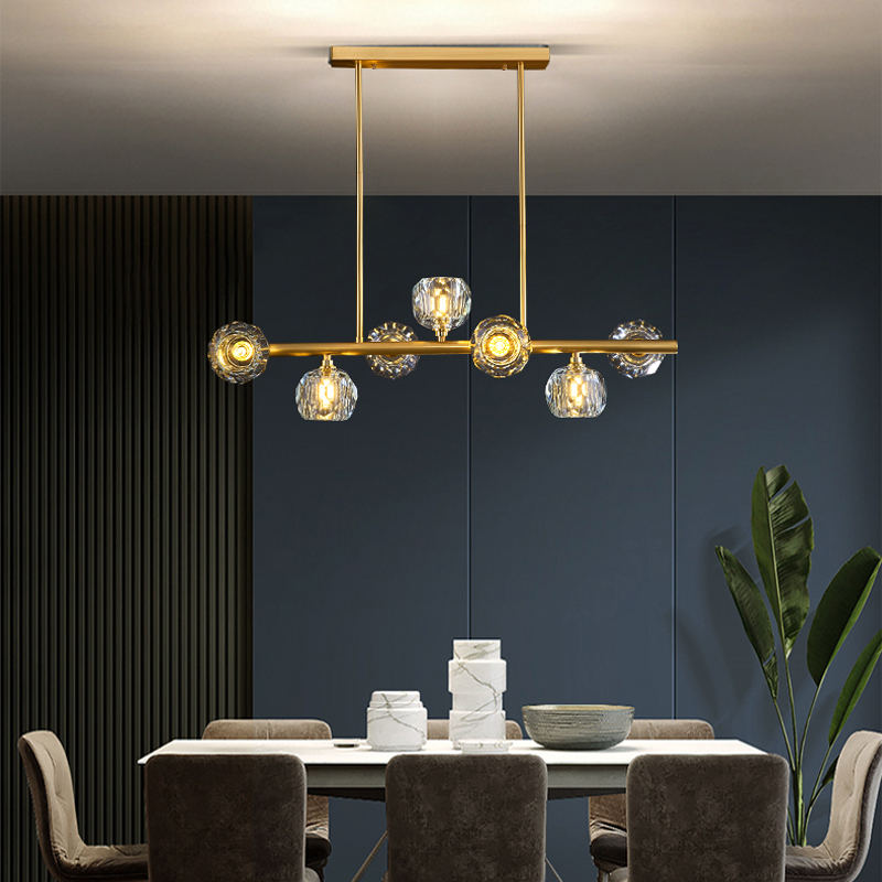 設計師餐廳吊燈現代簡約高端輕奢島台餐桌吧台臥室床頭飛碟吊線燈