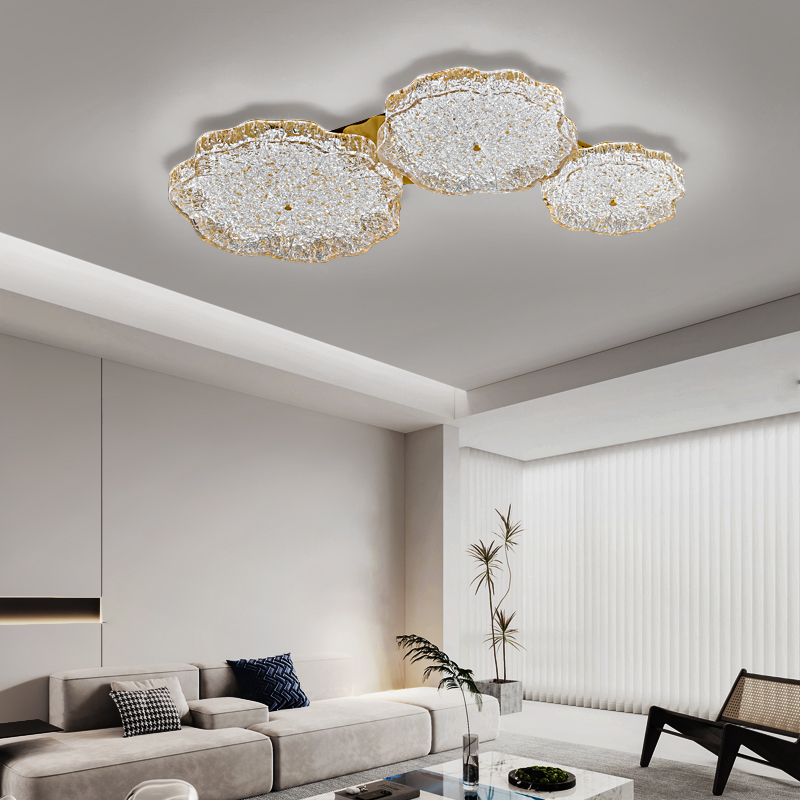意式極簡客廳吸頂燈現代簡約高端設計師2024新款主臥室房間護