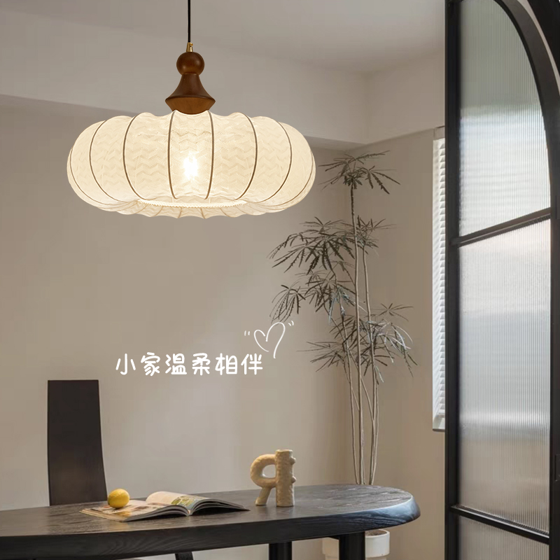 新中式吊燈禪意複古茶室燈中古餐廳燈籠日式侘寂風臥室陽台燈新款